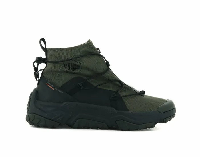 Palladium OffGrid Hi Zip Waterproof Olive Night Women Sneakers