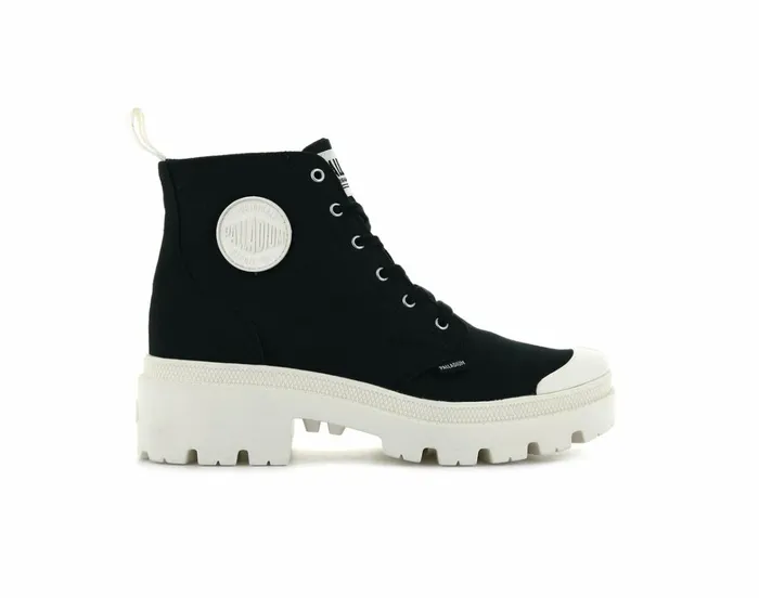 Palladium Pallabase Twill Black Women Boots