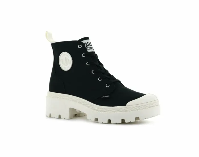 Palladium Pallabase Twill Black Women Boots