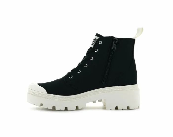 Palladium Pallabase Twill Black Women Boots
