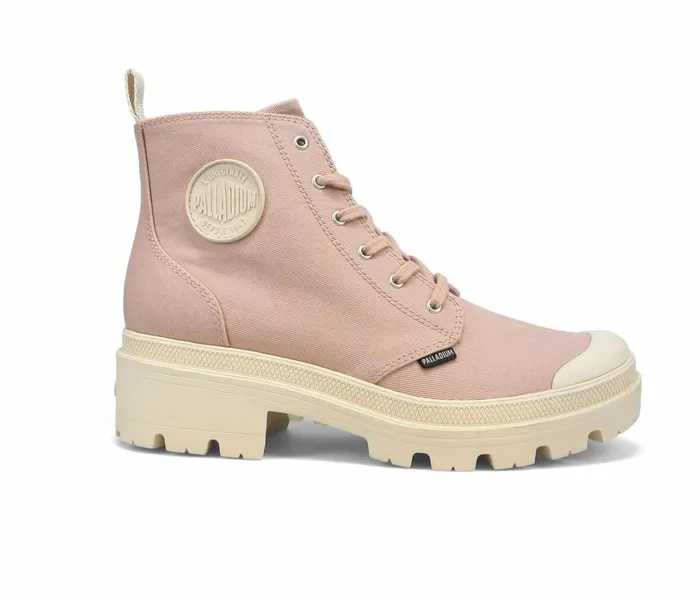 Palladium Pallabase Twill Earth Clay Liq Women Heel Boots