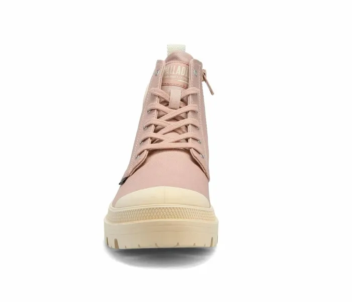 Palladium Pallabase Twill Earth Clay Liq Women Heel Boots