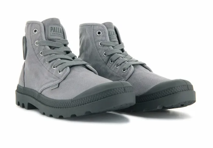 Palladium Pampa Hi Gray Flannel Men Boots