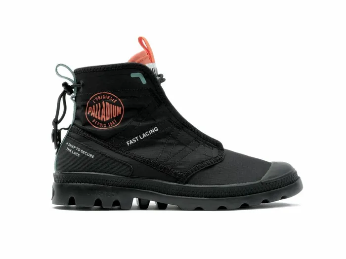 Palladium Pampa Travel Lite Rs Black Kids Boots