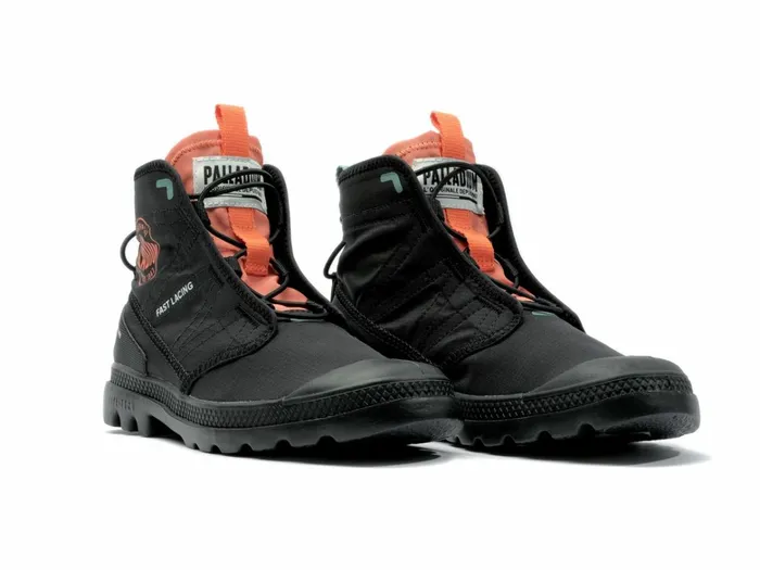 Palladium Pampa Travel Lite Rs Black Kids Boots