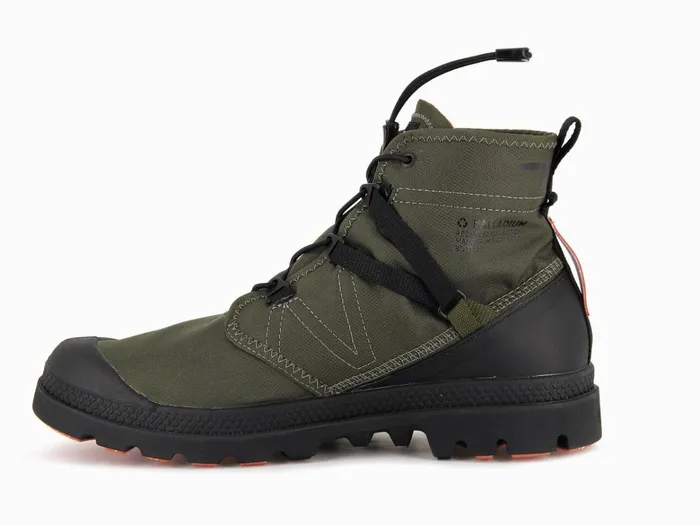 Palladium Pampa Travel Lite Waterproof Olive Night Men Boots
