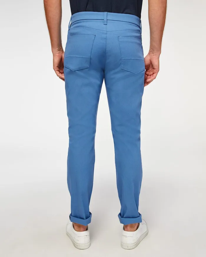 Pants Men 7 For All Mankind Tech Series Adrien 5Pocket In Cadet Blue Cadet Blue