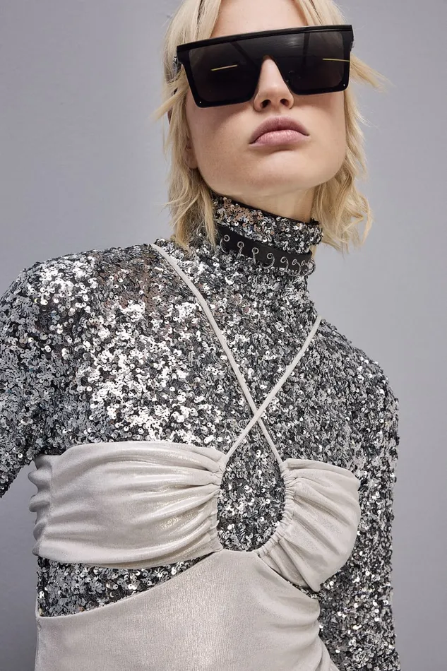 Patrizia Pepe Black Leather Choker With Rings Black Nero Accessories