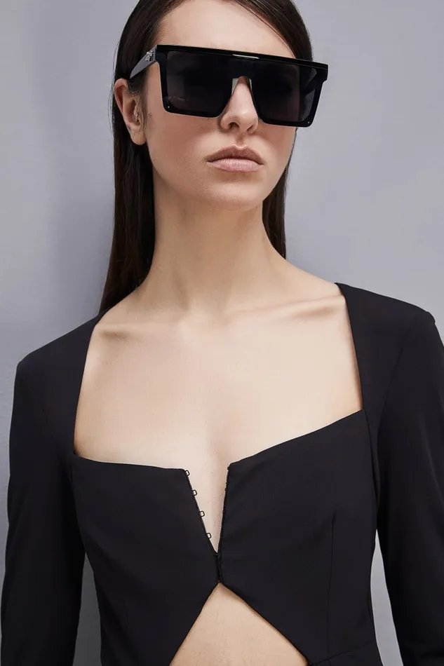 Patrizia Pepe Essential Longsleeved Jumpsuit Black Nero Apparel Jumpsuits