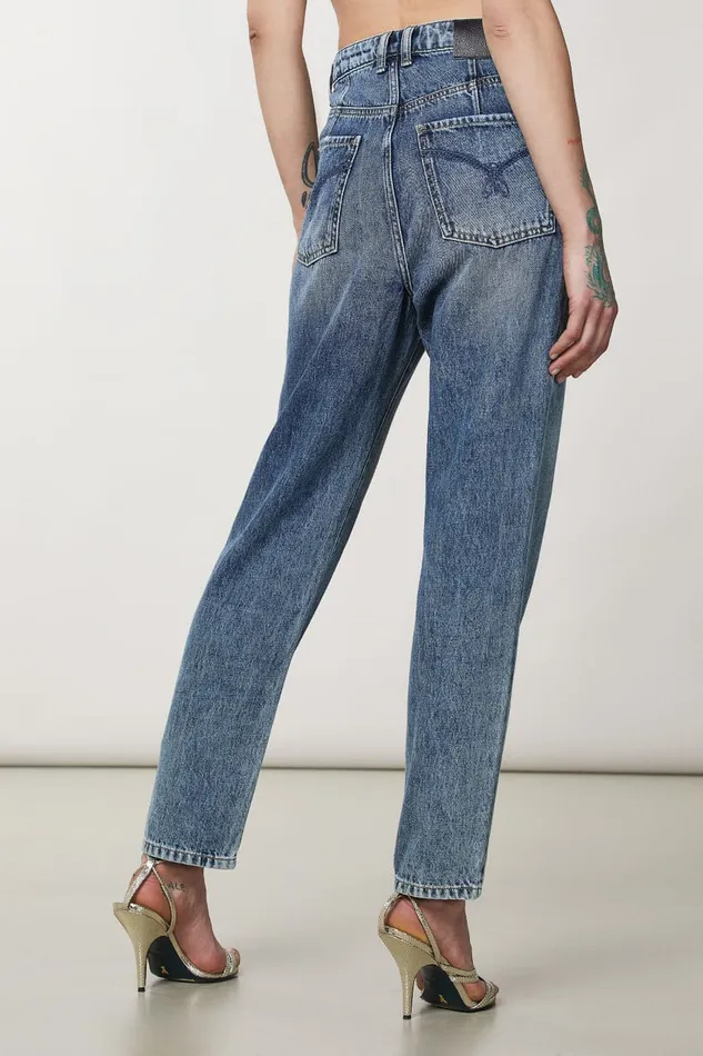 Patrizia Pepe Grey Ecosustainable Jeans Vintage Wash Apparel Jeans