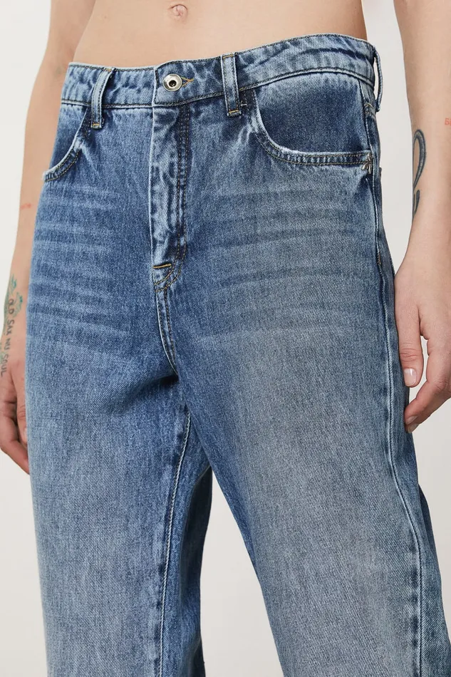 Patrizia Pepe Grey Ecosustainable Jeans Vintage Wash Apparel Jeans