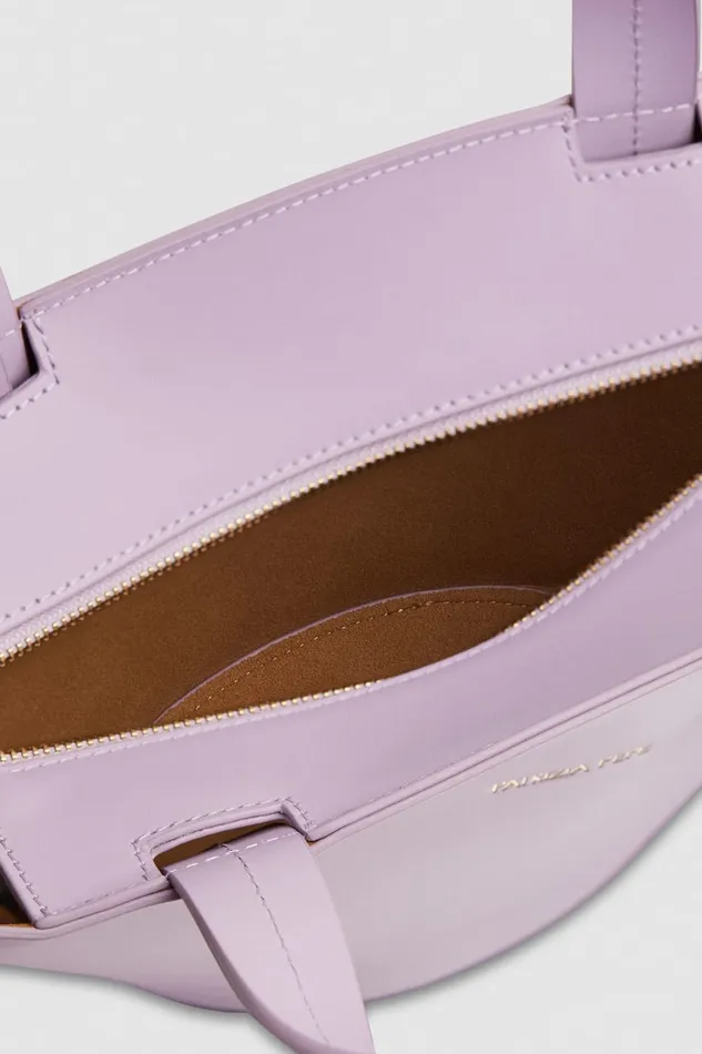 Patrizia Pepe Small Minimal City Purple Lilac Bloom Bags Shoppers