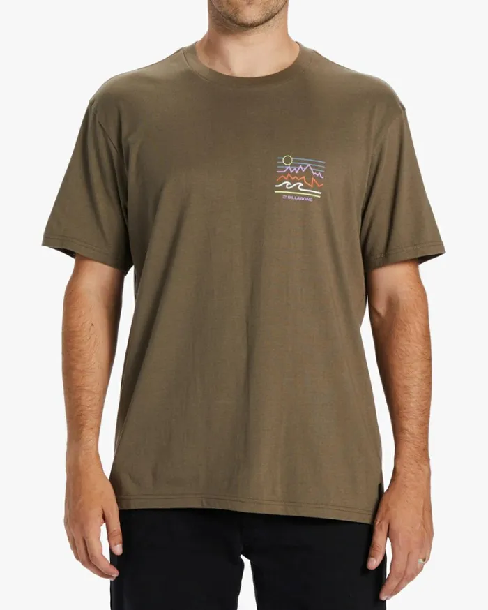 Peak TShirt Bark Men Billabong TShirts