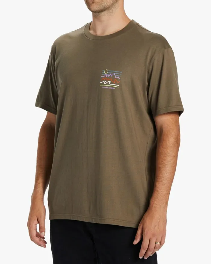 Peak TShirt Bark Men Billabong TShirts