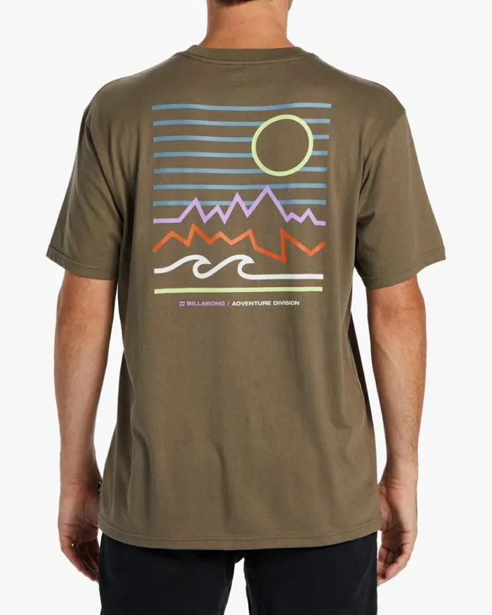 Peak TShirt Bark Men Billabong TShirts