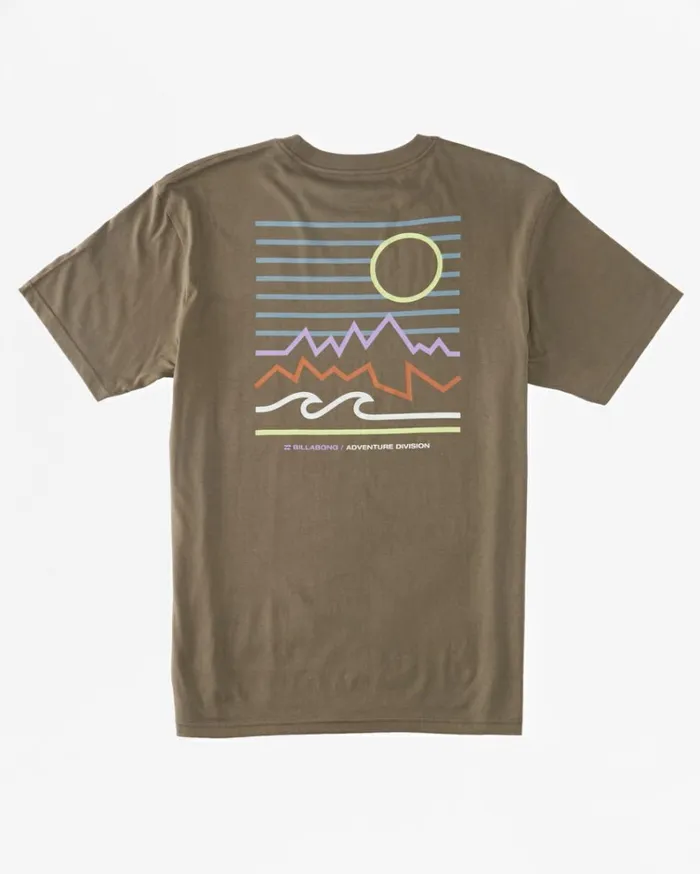 Peak TShirt Bark Men Billabong TShirts