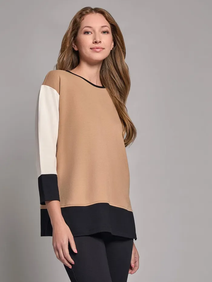 Plus Colorblock Seam Detail Tunic Serenity Knit Women Jones New York Plus Tops Plus Colorblock Seam Detail Tunic Serenity Knit Women Jones New York Plus Tops