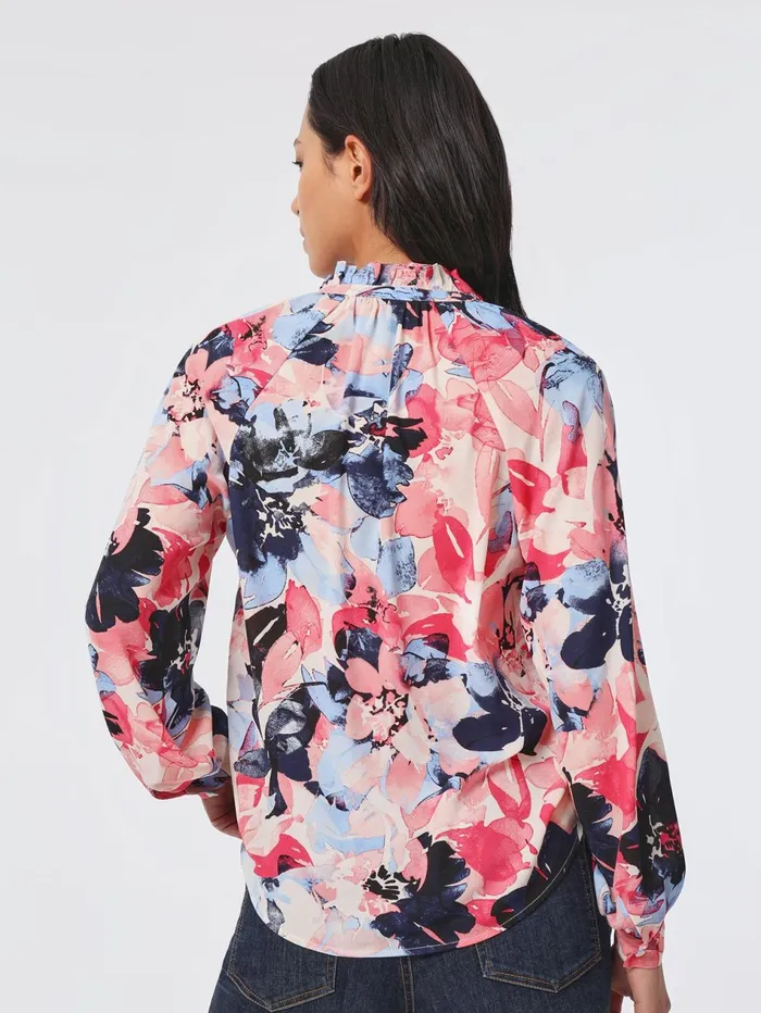 Plus Size Ruffle Neck Puff Sleeve Peasant Blouse Women Jones New York Plus Tops Plus Size Ruffle Neck Puff Sleeve Peasant Blouse Women Jones New York Plus Tops