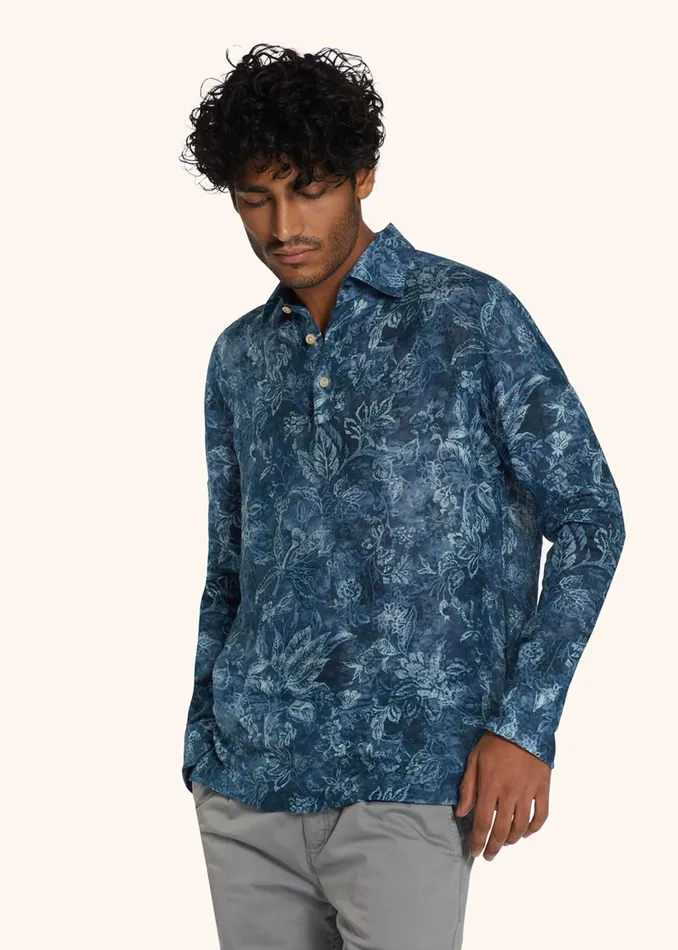 POSITANO 8211 SHIRT LINEN Men Kiton Shirts POSITANO 8211 SHIRT LINEN Men Kiton Shirts