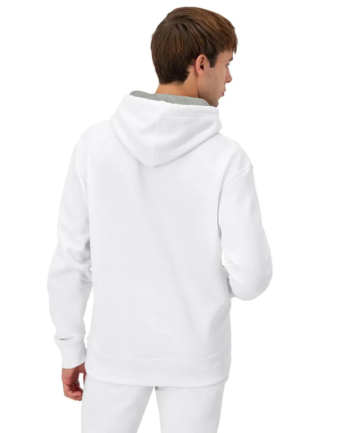 Powerblend Hoodie Classic Script Logo White Men Champion Hoodies and Sweatshirts