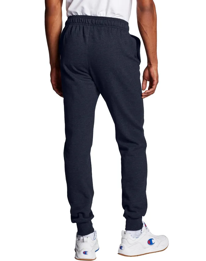 Powerblend Joggers Script Logo 31034 Navy Men Champion Pants and Joggers