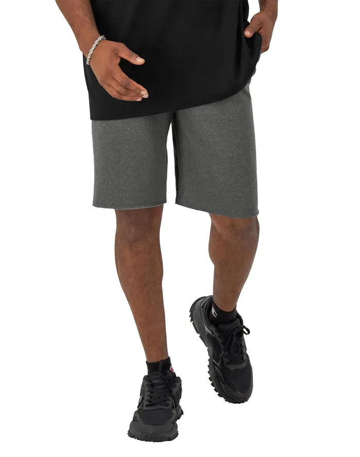 Powerblend Shorts Big and Tall Granite Heather Men Champion Shorts