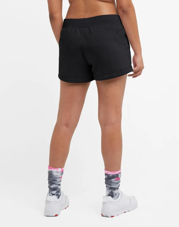 Powerblend Shorts C Logo 35034 Black Women Champion Shorts