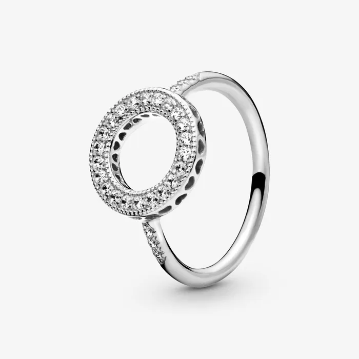 Promise Rings Women Pandora Sparkling Halo Ring