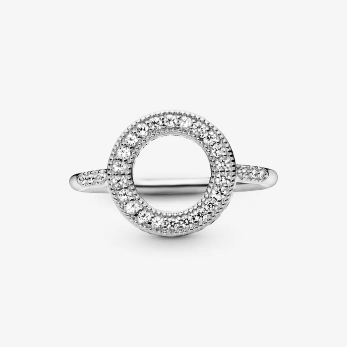 Promise Rings Women Pandora Sparkling Halo Ring
