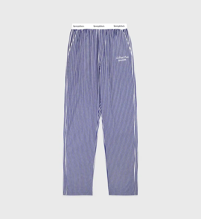 Pyjamas Women Sporty and Rich Faubourg Pyjama Bottom 8211 NavyWhite