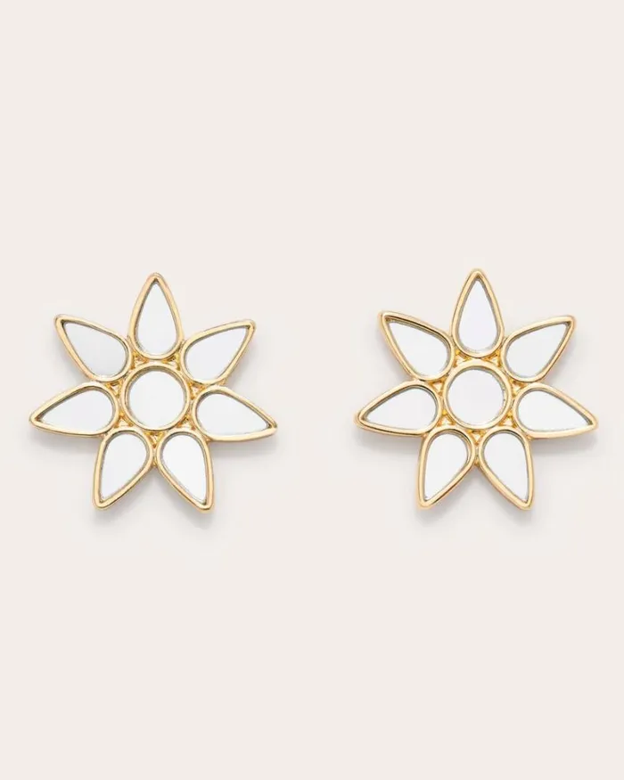 Ramy Brook Jewelry Women Star Mirrored Studs Gold