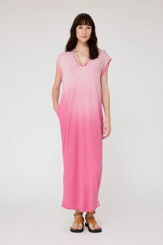 Raquel Allegra Petal Cocoon Maxi Dress Women Dresses