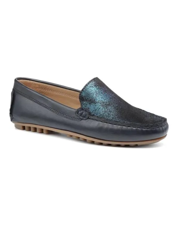 Reef Shoes Navy Sparkle Women Hotter Loafers and Moccasins