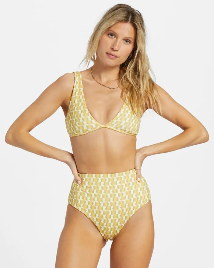 Return To Paradise Rev Ava Tnk Bikini Top Multi Women Billabong Bikinis