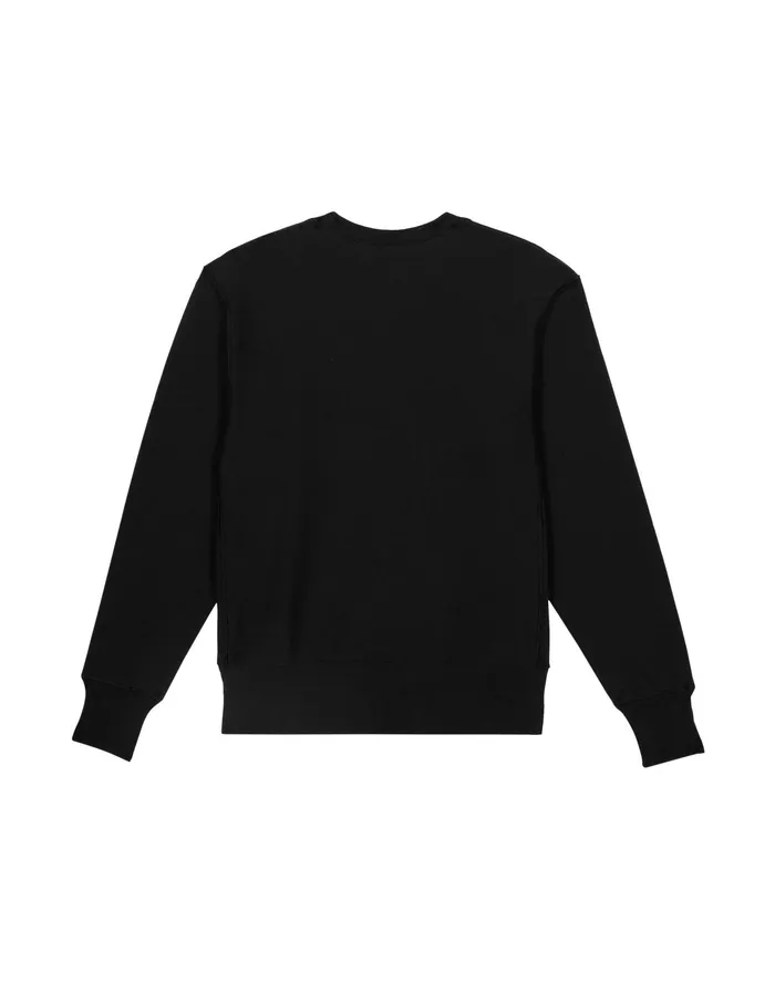 Reverse Weave Crewneck Sweatshirt SpecialEdition Left Chest Script Logo Black Men Champion Hoodies and Sweatshirts