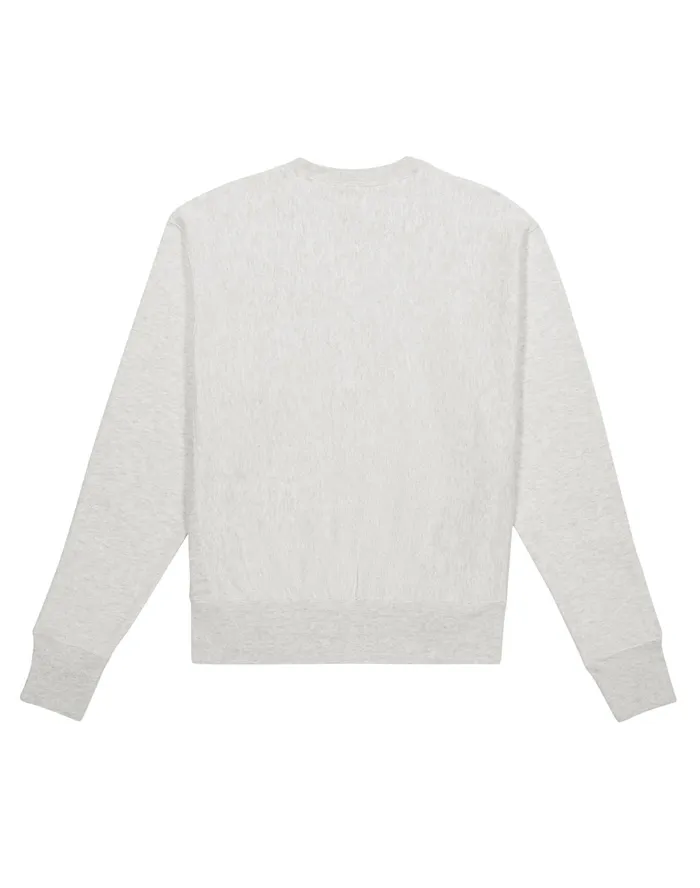 Reverse Weave Oversized Crewneck Sweatshirt Tokyo Silver Grey Women Champion Hoodies and Sweatshirts