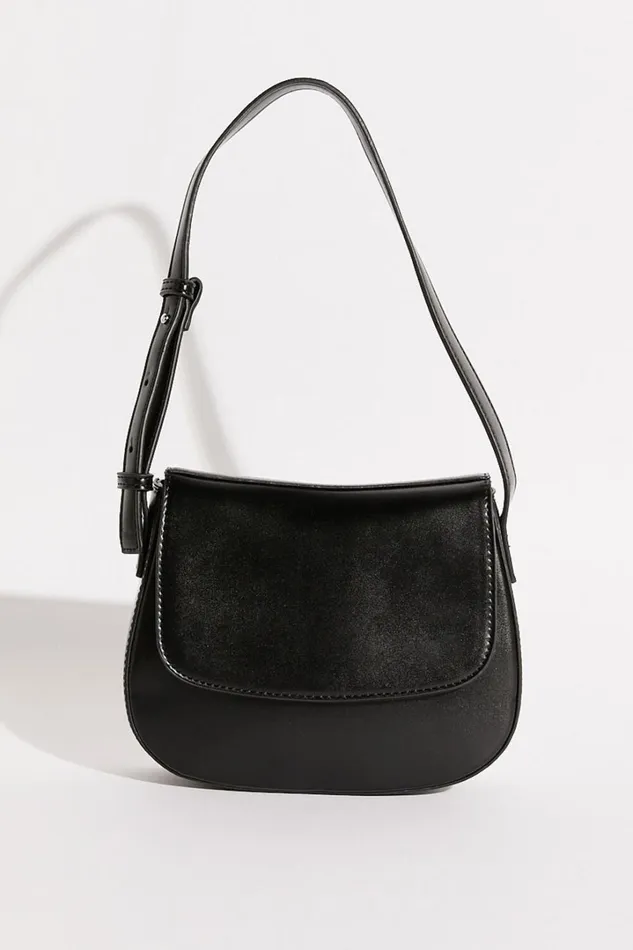 Rio Bag 8211 PU Adjustable Strap Bag In Black Women Showpo Bags