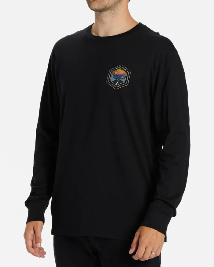 Rockies Long Sleeve TShirt Black Men Billabong TShirts
