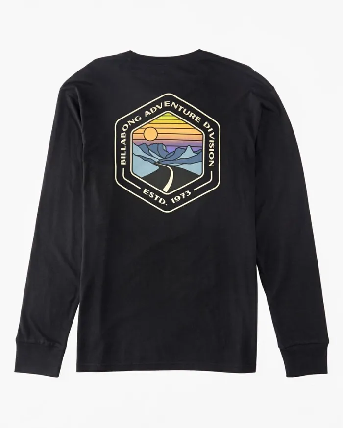 Rockies Long Sleeve TShirt Black Men Billabong TShirts