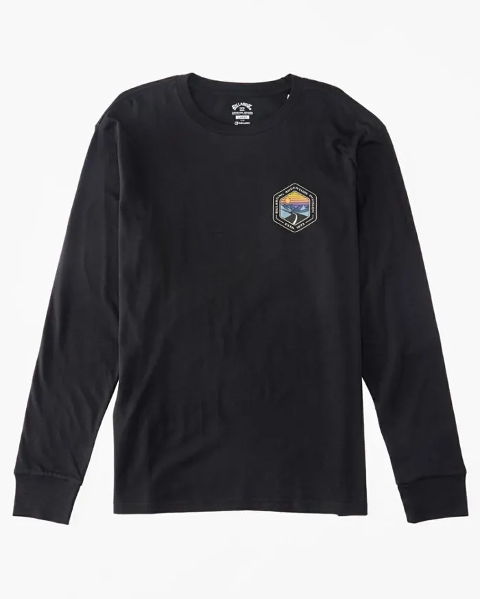 Rockies Long Sleeve TShirt Black Men Billabong TShirts