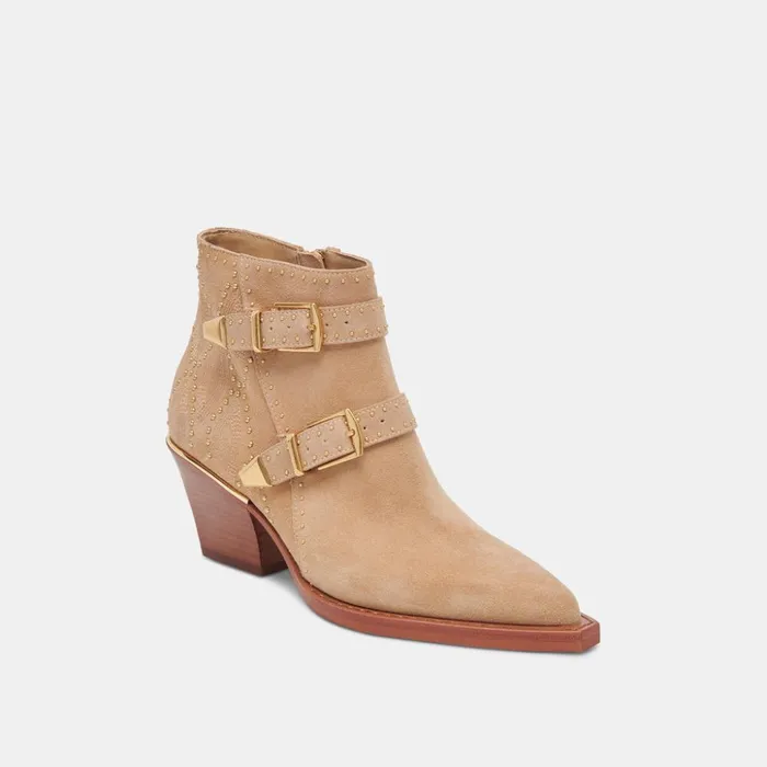Ronnie Booties Camel Suede Women Dolce Vita Boots and Booties