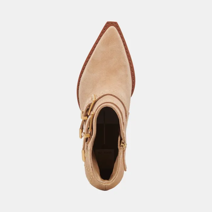 Ronnie Booties Camel Suede Women Dolce Vita Boots and Booties