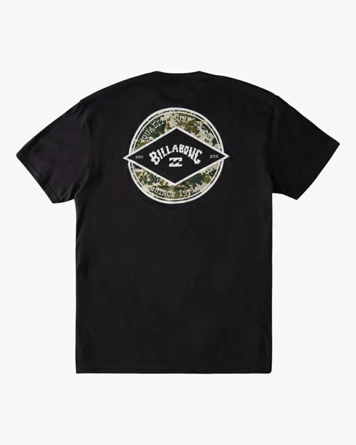 Rotor Arch Short Sleeve TShirt Black Men Billabong TShirts