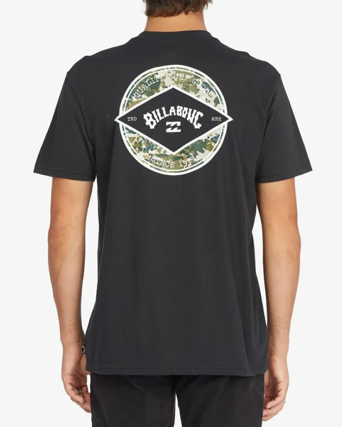 Rotor Arch Short Sleeve TShirt Black Men Billabong TShirts