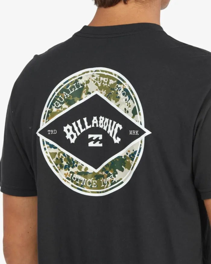 Rotor Arch Short Sleeve TShirt Black Men Billabong TShirts