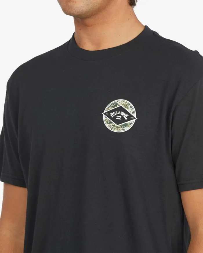 Rotor Arch Short Sleeve TShirt Black Men Billabong TShirts