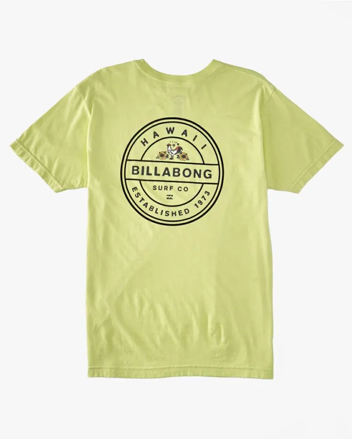 Rotor Rooster TShirt Light Green Men Billabong TShirts