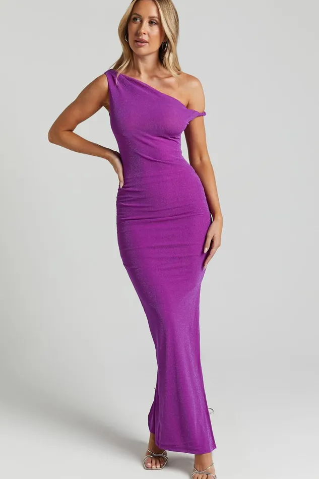 Runaway The Label 8211 Chyna Midi Dress In Purple Women Showpo Dresses