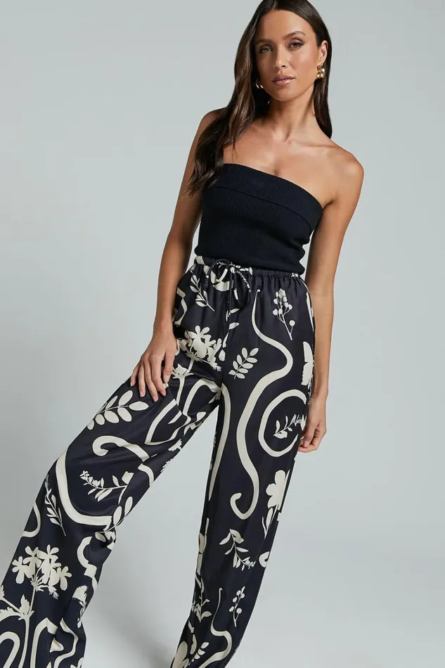 Runaway The Label 8211 Leo Pant In BlackSand Women Showpo Pants