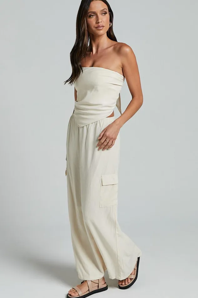 Runaway The Label 8211 Picilo Long Midi Skirt In Stone Women Showpo Skirts